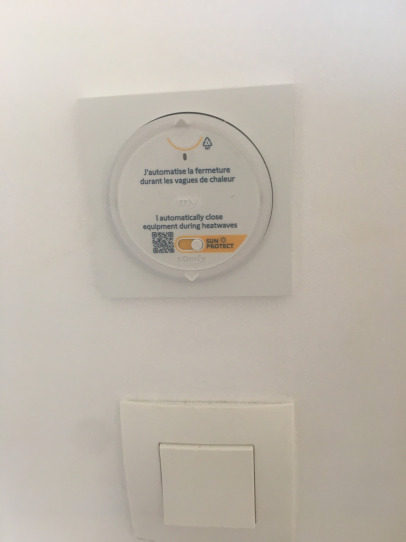Bouton Sun Protect Somfy